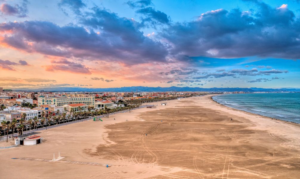 Malvarrosa - Strand bei Valencia