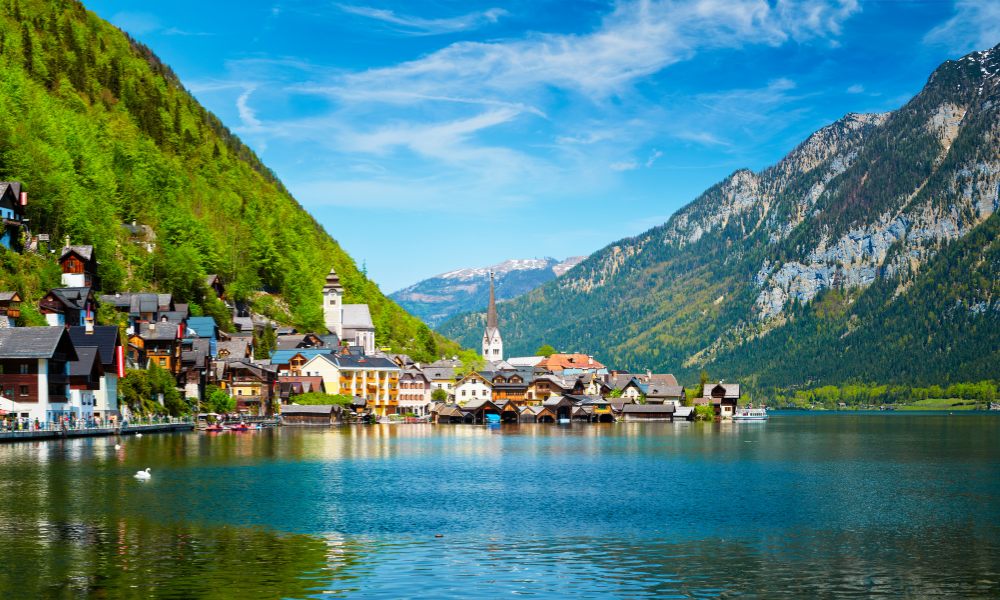 Hallstatt in Österreich