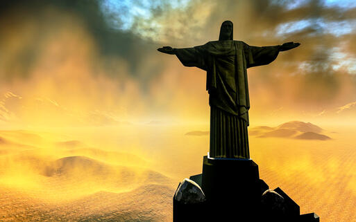 Christ Statue über Rio © Dariush M / shutterstock.com