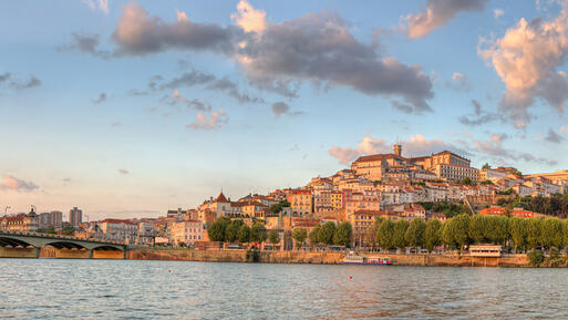 Blick auf Coimra, die Stadt am Rio Mondego © Martin Lehmann / Shutterstock.com