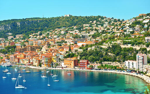 Die Cote d'Azur bei Villefranche, nahe Nizza und Monaco © LiliGraphie / shutterstock.com