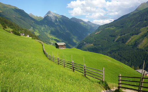 Alm in den Südtiroler Bergen © by Paul / Shutterstock.com