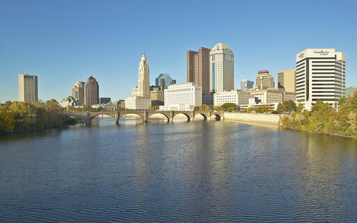 Scioto Fluss vor Columbus © spirit of america / shutterstock.com