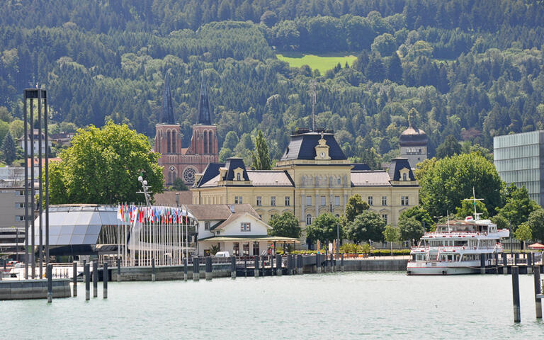 Blick auf den Hafen von Bregenz © Wenk Marcel / shutterstock.com