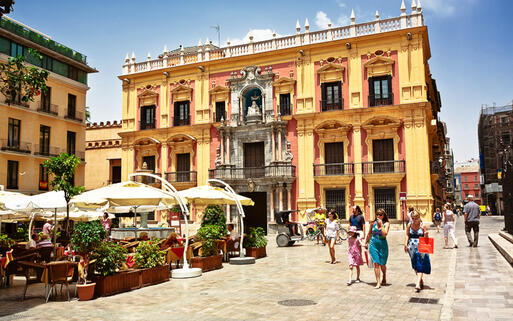Die beliebte Altstadt von Malaga, Costa del Sol, Spanien © Kushch Dmitry  / Shutterstock.com