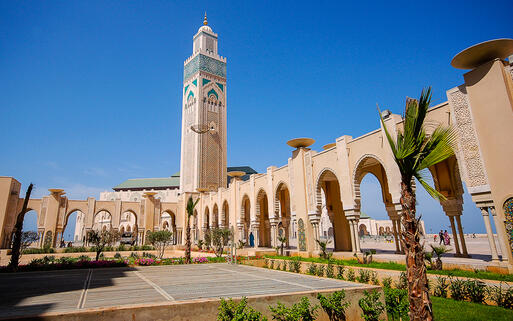 Die Moschee des Hassan in Casablanca, Marokko © Libor Píška / Shutterstock.com