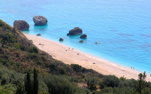 Der Kalamitsi Strand auf Lefkas © Ladislav Bihari  / Shutterstock.com