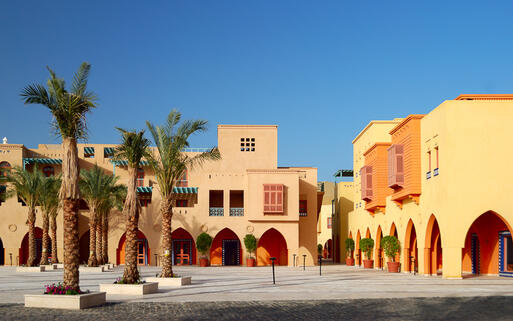 © Sergey Peterman / shutterstock.com Stadtplatz in El Gouna, Hurghada, Ägypten © Sergey Peterman / shutterstock.com