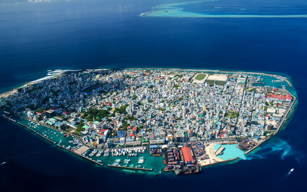 Blick auf Malé, Hauptstadt der Malediven Blick auf Malé, Hauptstadt der Malediven © Mohamed Shareef / Shutterstock.com